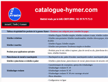 Tablet Screenshot of catalogue-hymer.com